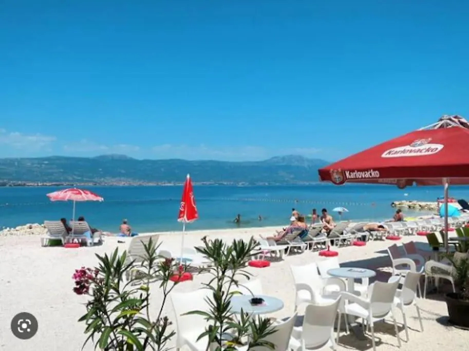 Apartment Tina, Modern, Private Seaview Outdoor Terrace, Bbq, Close To Beach, 2 Bedrooms Trogir Croatia